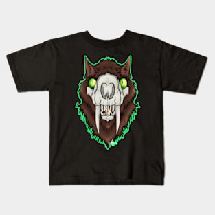 Sabertooth Skull Kids T-Shirt